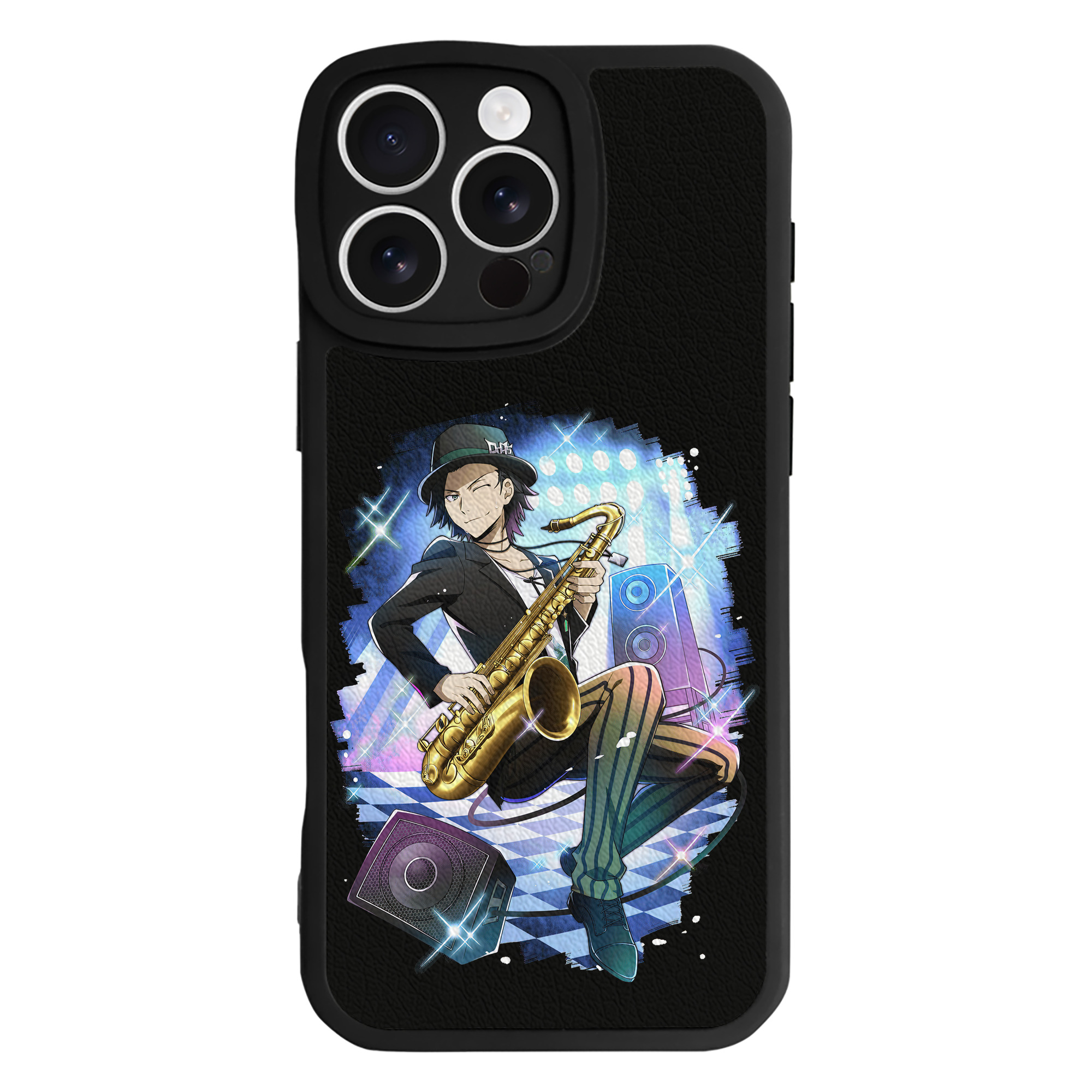（画像用） 文豪ストレイドッグス Bungo Stray Dogs 【iPhone 16シリーズ対応】シリコンスマホケース（レザー調） 材質：シリコン